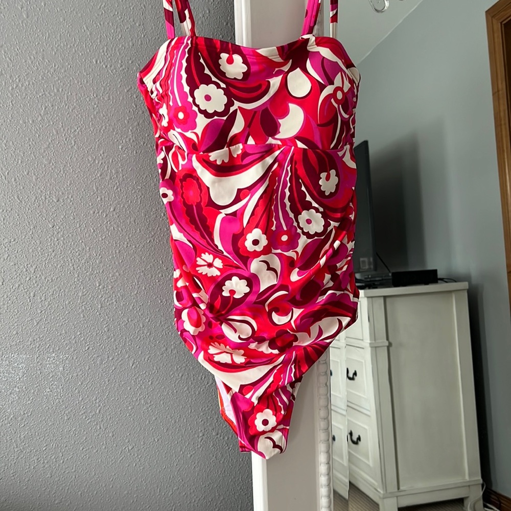 Boden size multi color one piece swim suit